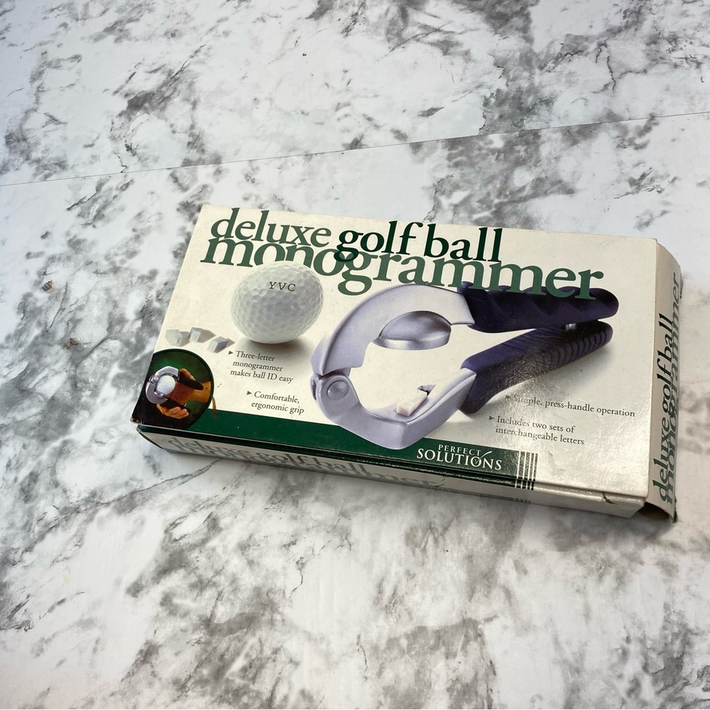 Deluxe Golfball Monogrammer Set To Personalize Your Balls